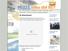 Tablet Screenshot of hotelvillasdelrey.com